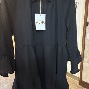 Show Me Your MuMu Black Sundress